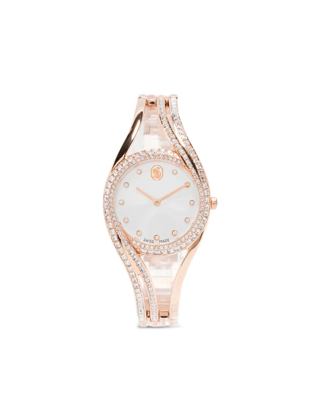 

Наручные часы Hyperbola 36 мм Swarovski, серебяный