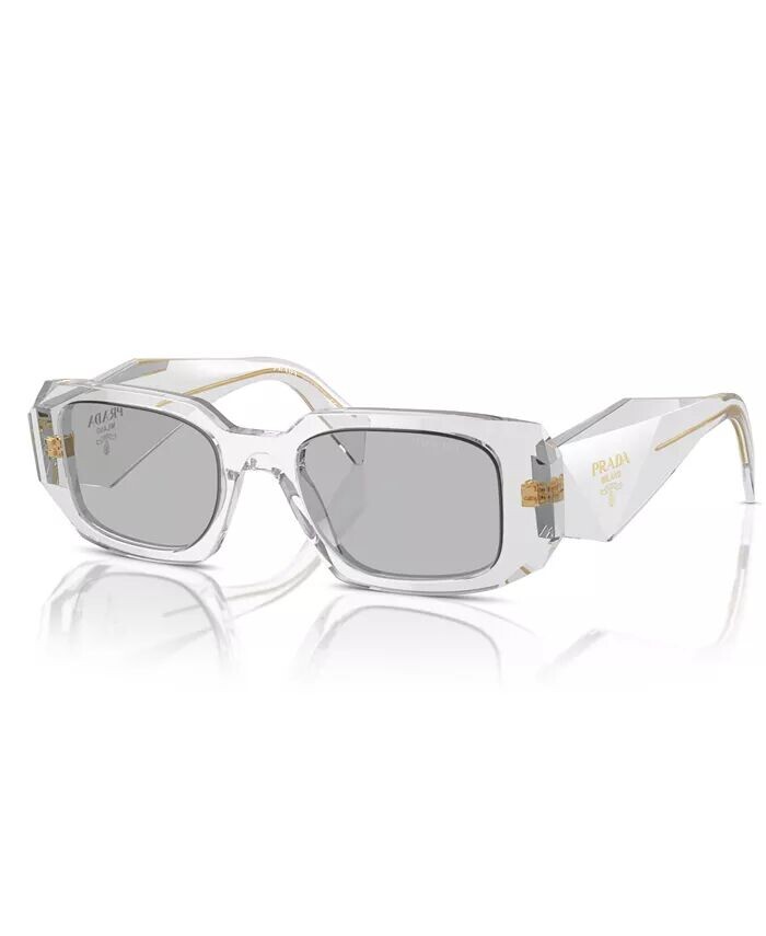 

Прямоугольные женские солнцезащитные очки Symbole, PR 17WS PRADA, розовый