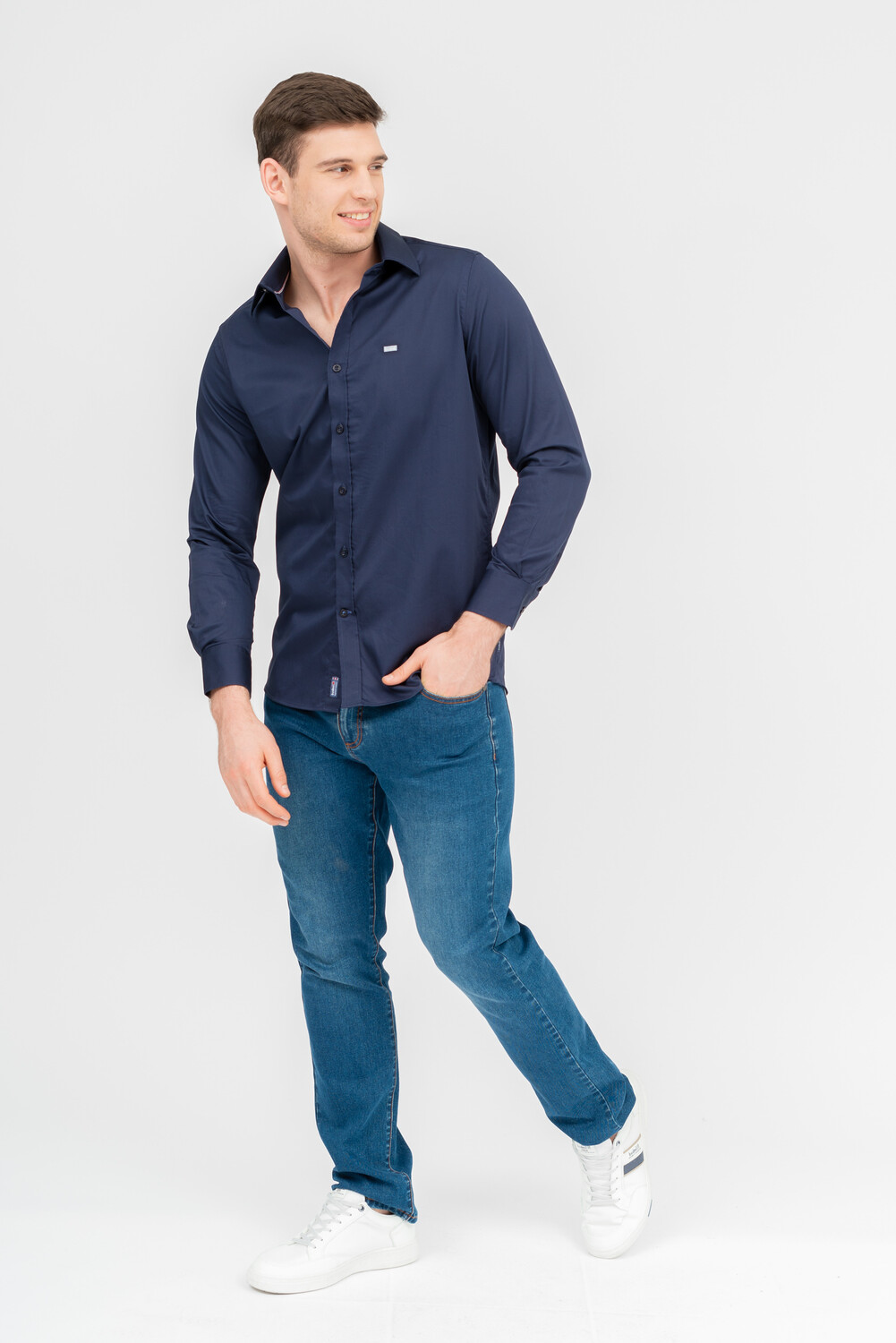 

Рубашка MODERN FIT Budmil, синий