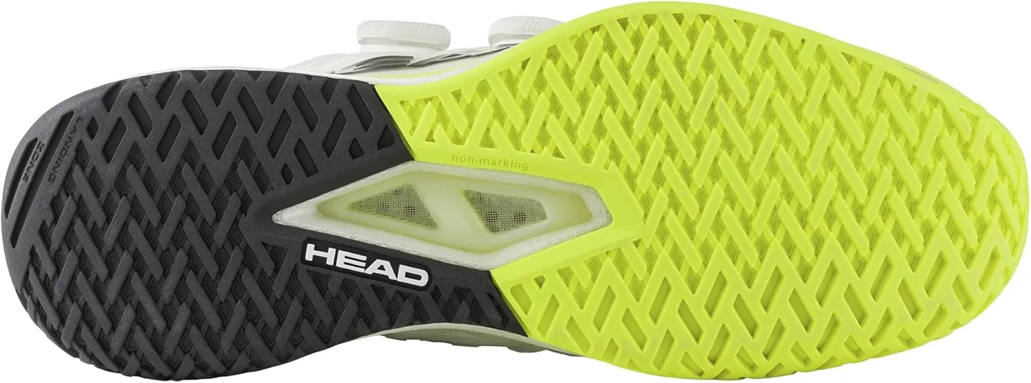 Мужские теннисные туфли Endure ProEndure Pro BOA HEAD, белый/желтый — фото 4