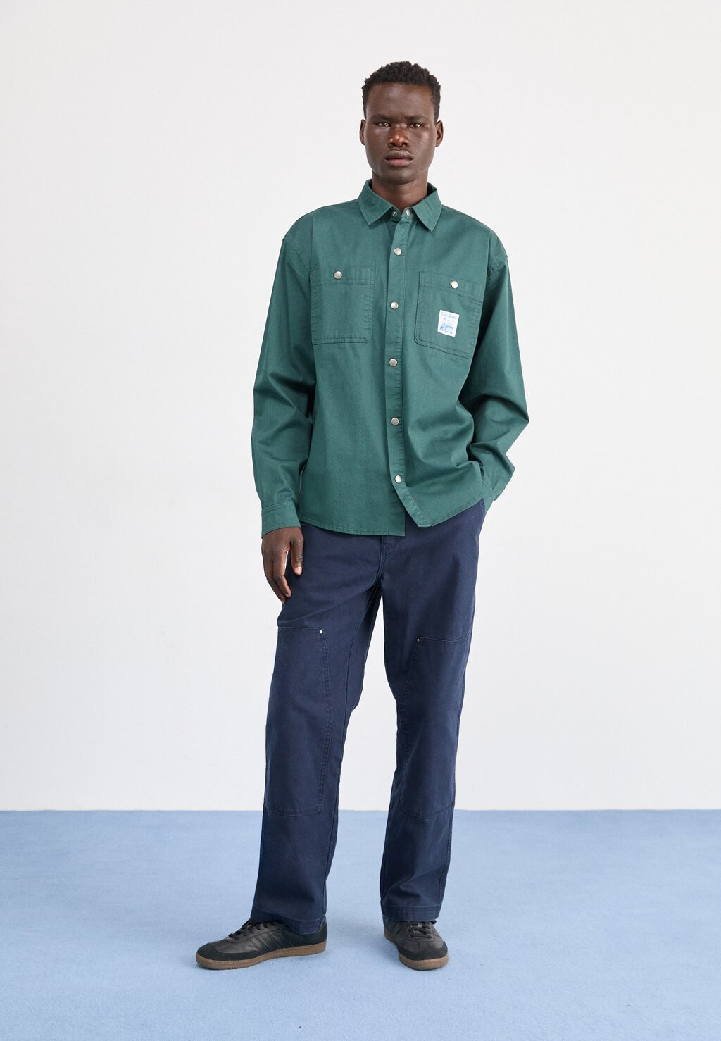 

Брюки SKATE STREET STRAIGHT HEM PANTS Champion Rochester, темно-синий