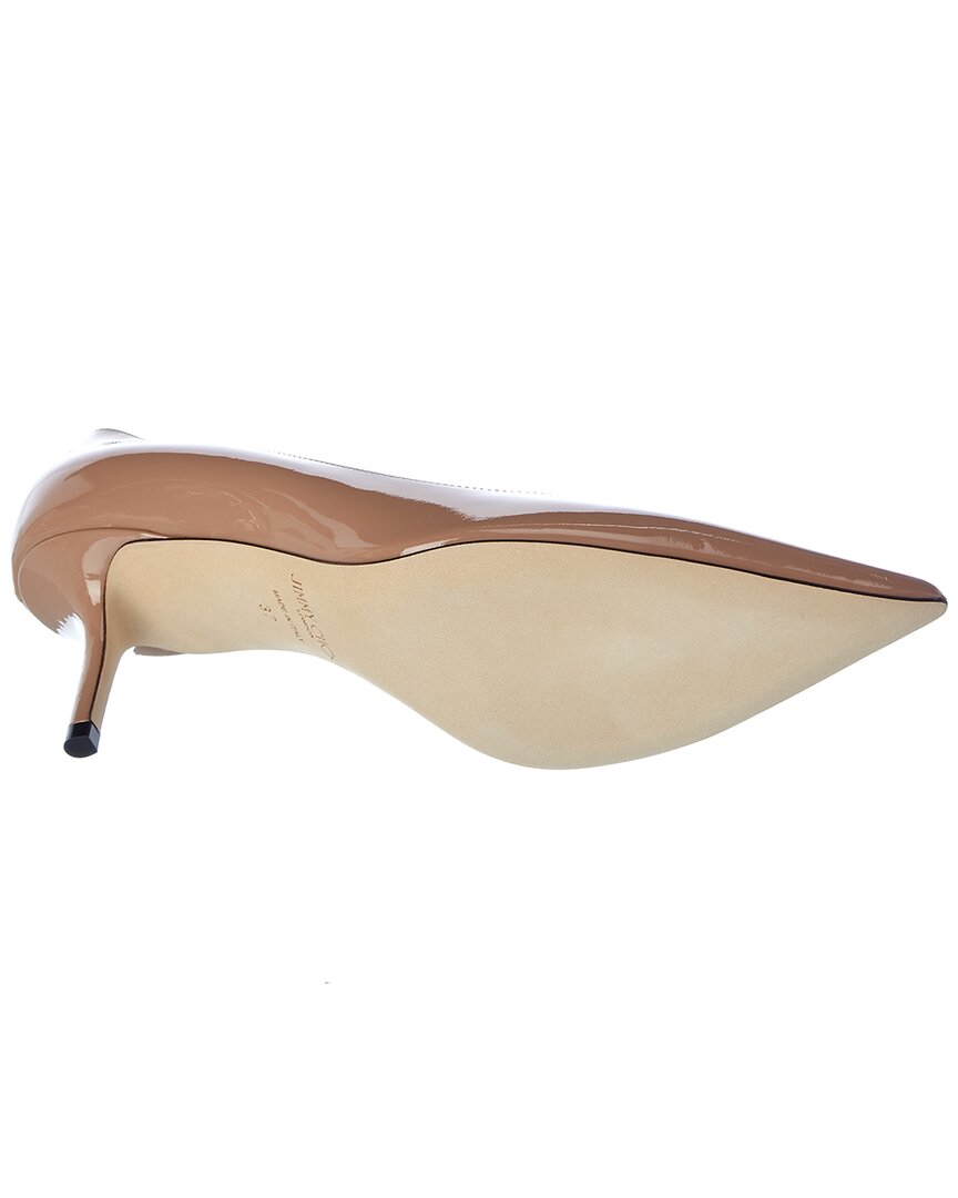 Патентованные туфли-лодочки Jimmy Choo Love 65, розовый — фото 4
