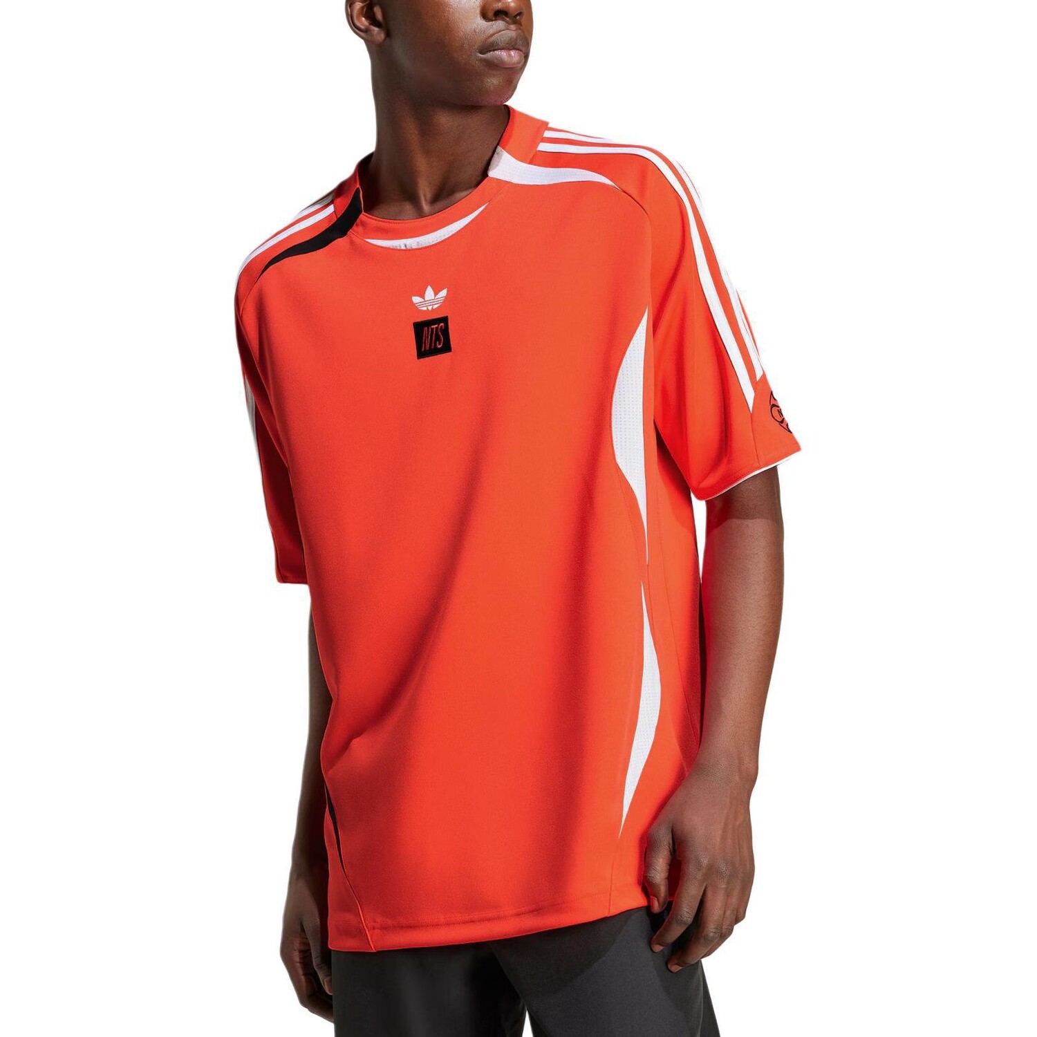 

Футболка Adidas X NTS Radio Jersey из переработанного полиэстера Adidas Originals, светло-красный