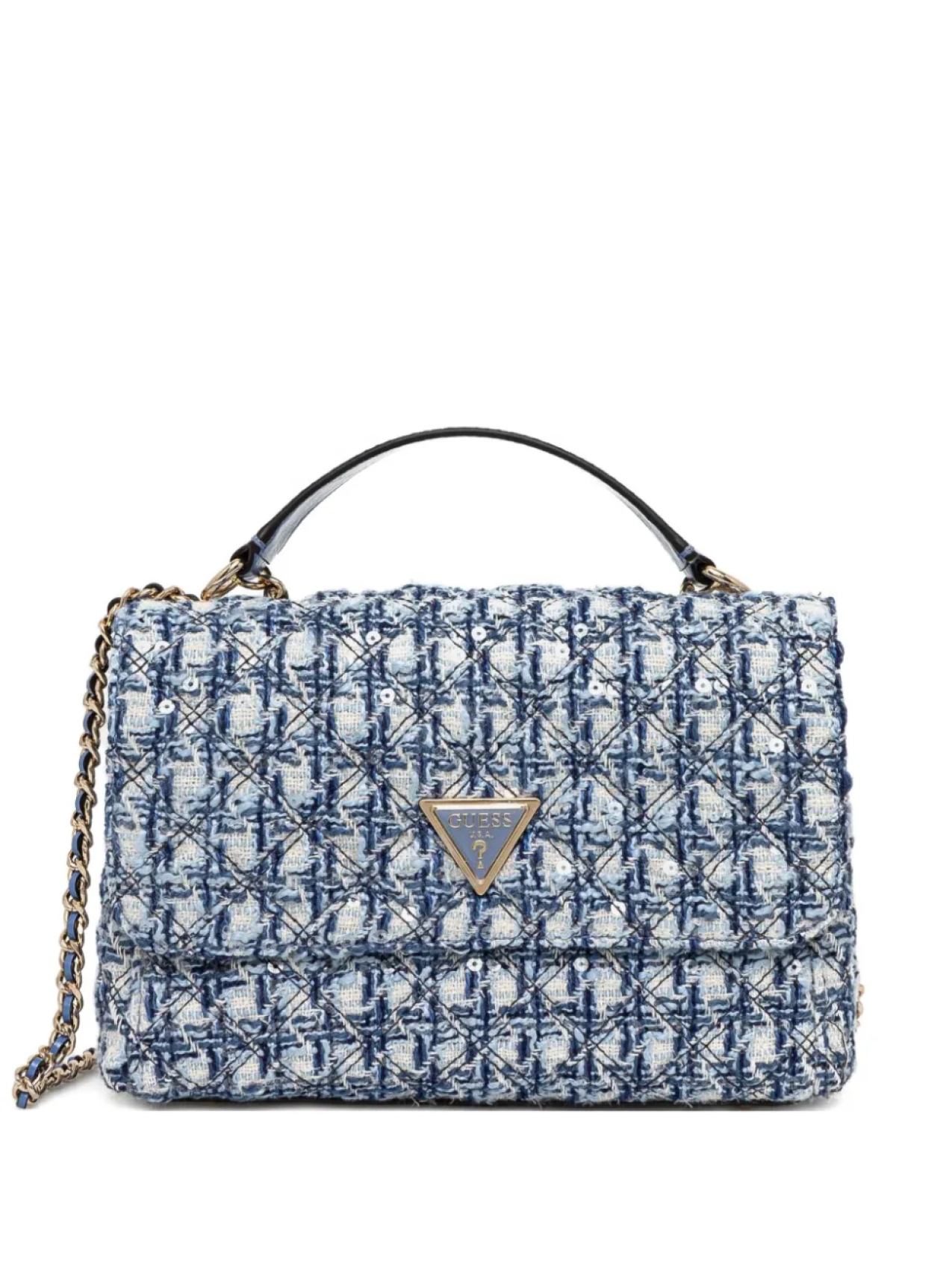 

Сумка через плечо с логотипом GUESS USA, синий