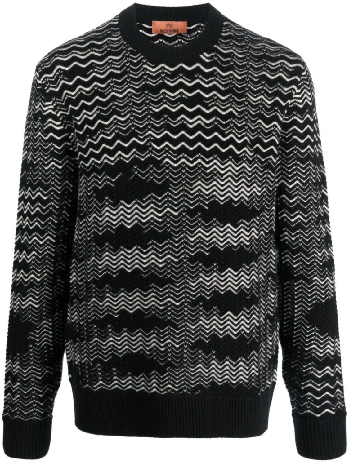 

Missoni джемпер с узором зигзаг, черный