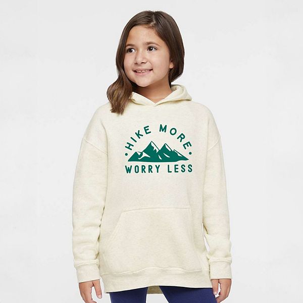 Толстовка Hike more worry less mountain youth The Juniper Shop, Natural — фото 2