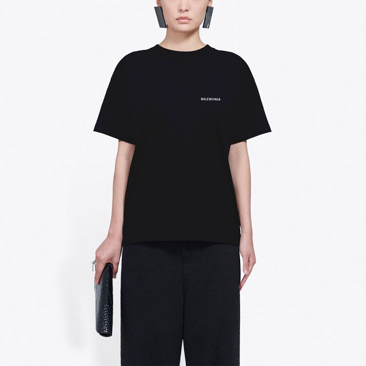 Футболка женская Balenciaga Large Fit, черный — фото 3
