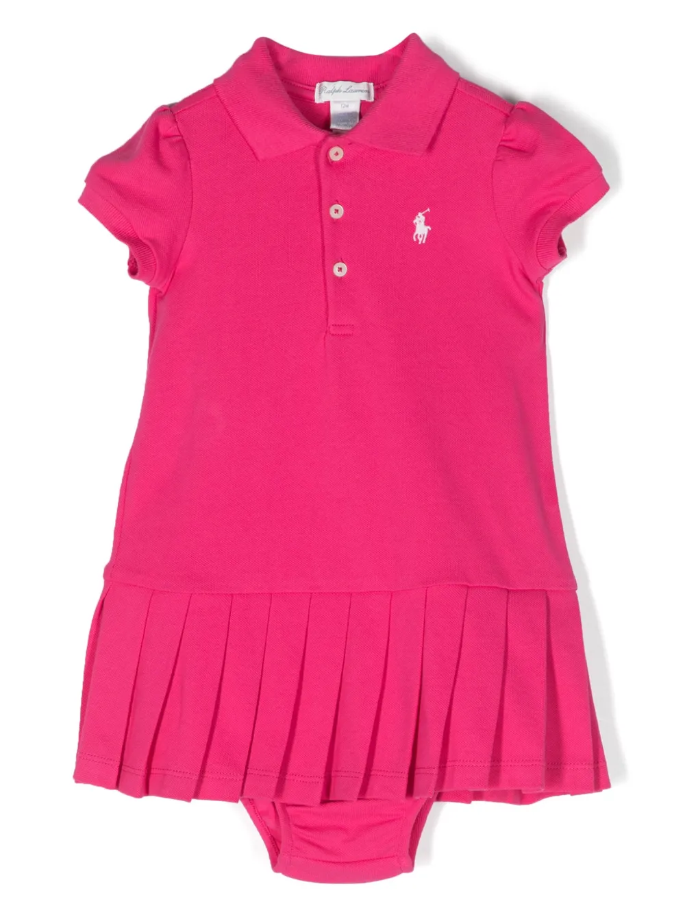

Платье с вышивкой Pony POLO RALPH LAUREN KIDS, розовый