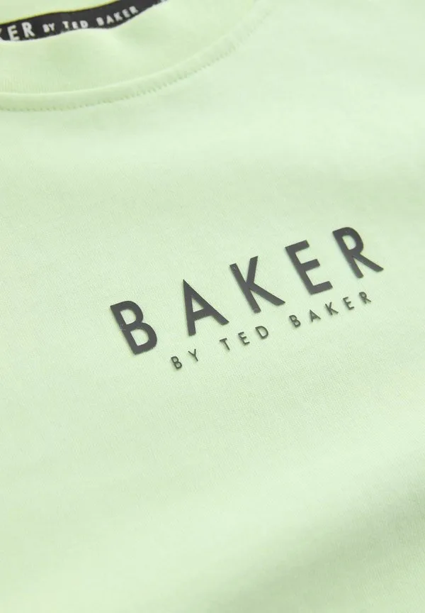 Спортивные штаны стандартного кроя Baker By Ted Baker, Lime Green/Black — фото 4