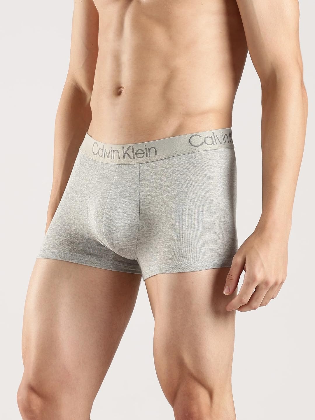 Ультрамягкие современные мужские брюки-боксеры Calvin Klein из модала, 1 Black, 1 Blue Shadow, 1 Grey Heather — фото 4