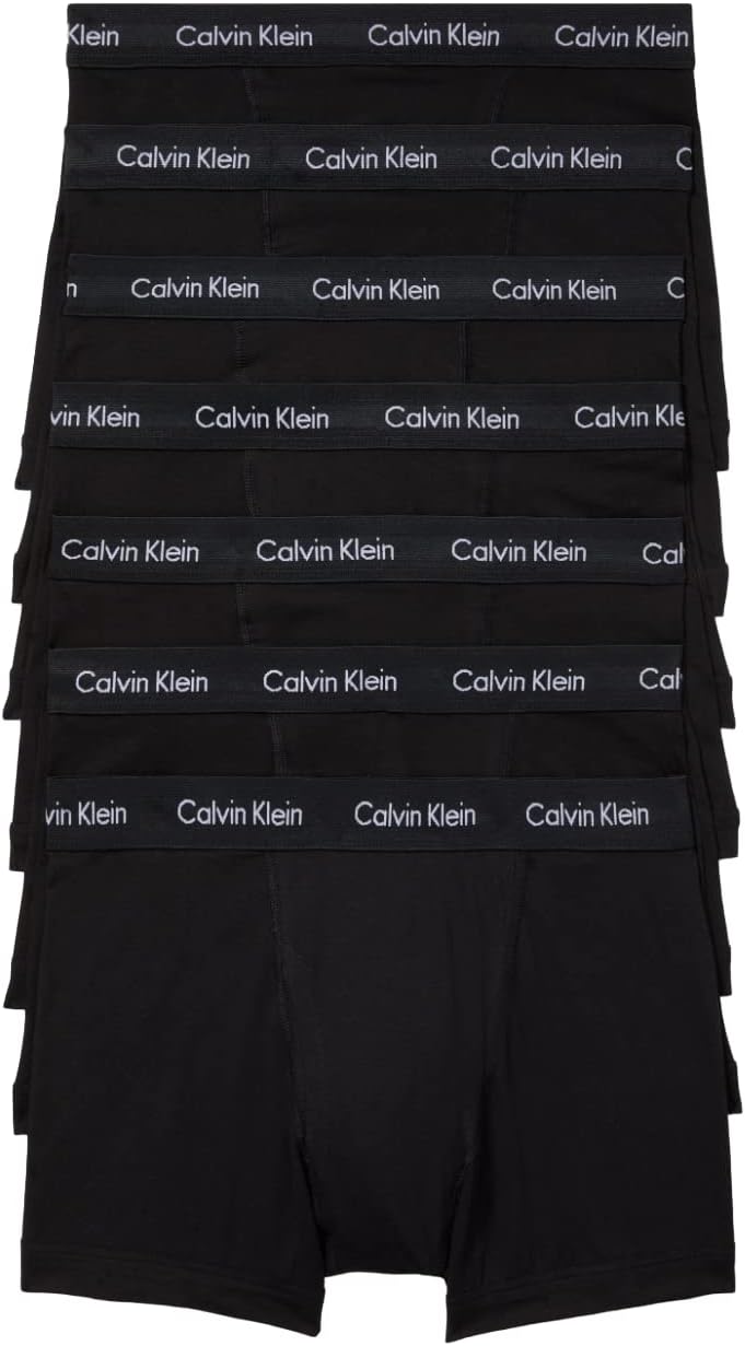 

Мужские боксеры Calvin Klein из хлопка и эластичного материала, упаковка 7 шт., 7 Black