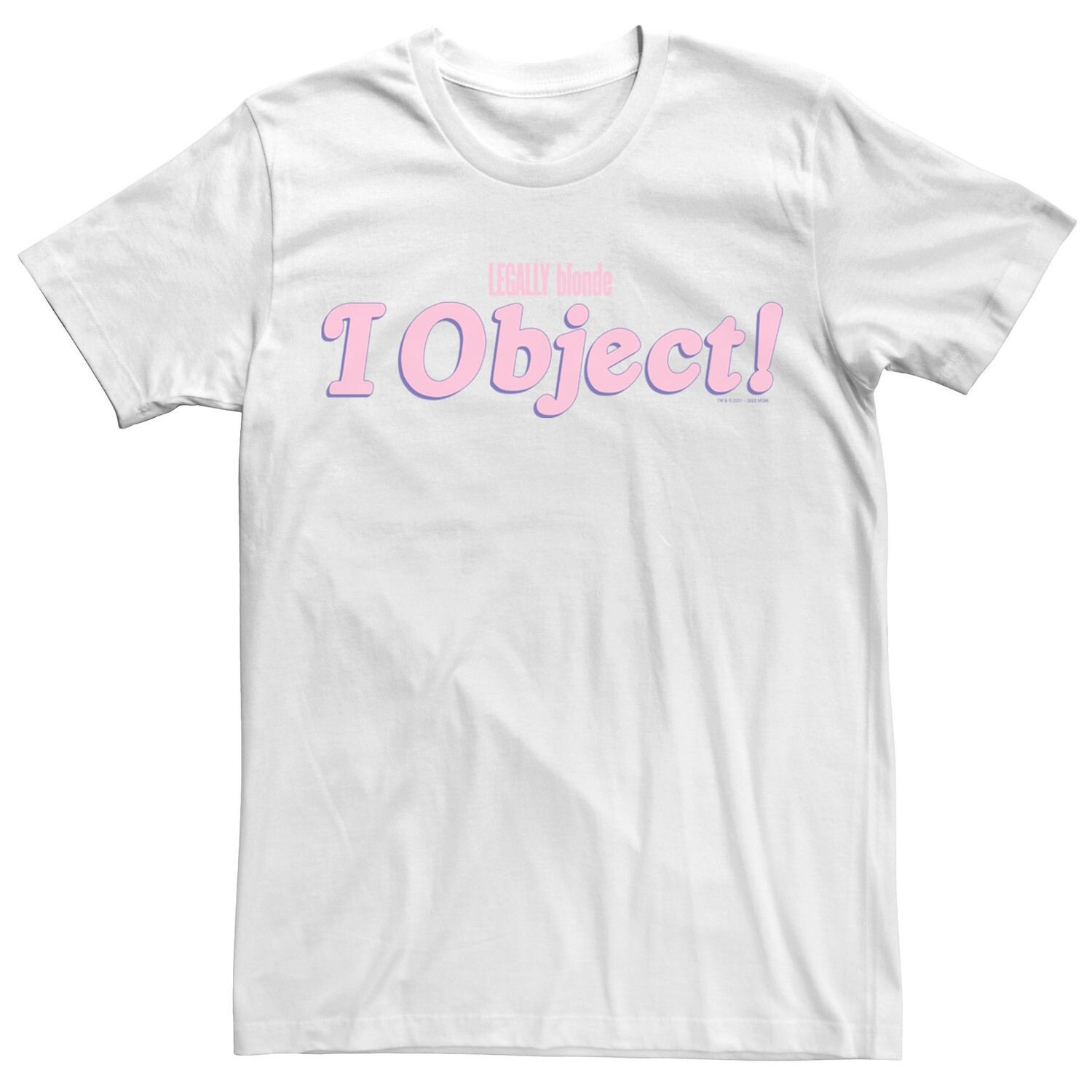 

Мужская футболка Legally Blonde I Object Quote Licensed Character