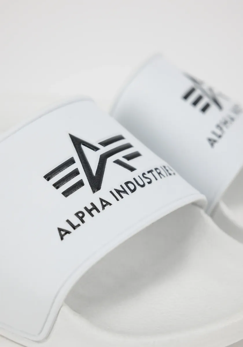 Обувь для купания Alpha Industries "Аксессуары Alpha Industries - Пляжная одежда Alpha Slider", белый — фото 3