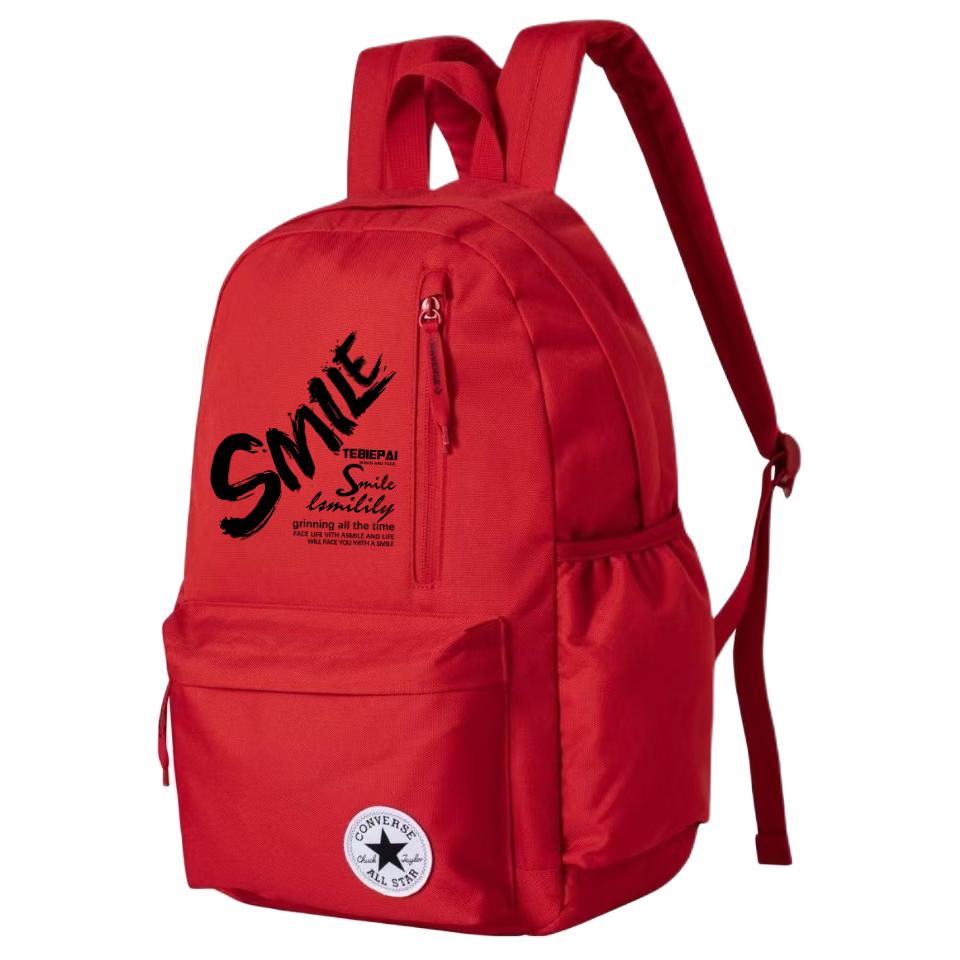 

Converse Полиэстеровый рюкзак обычный унисекс красный, English Smile