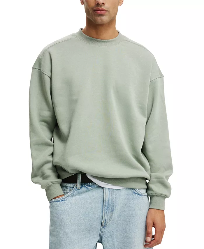 

Мужская толстовка Box Fit Crew COTTON ON, зеленый