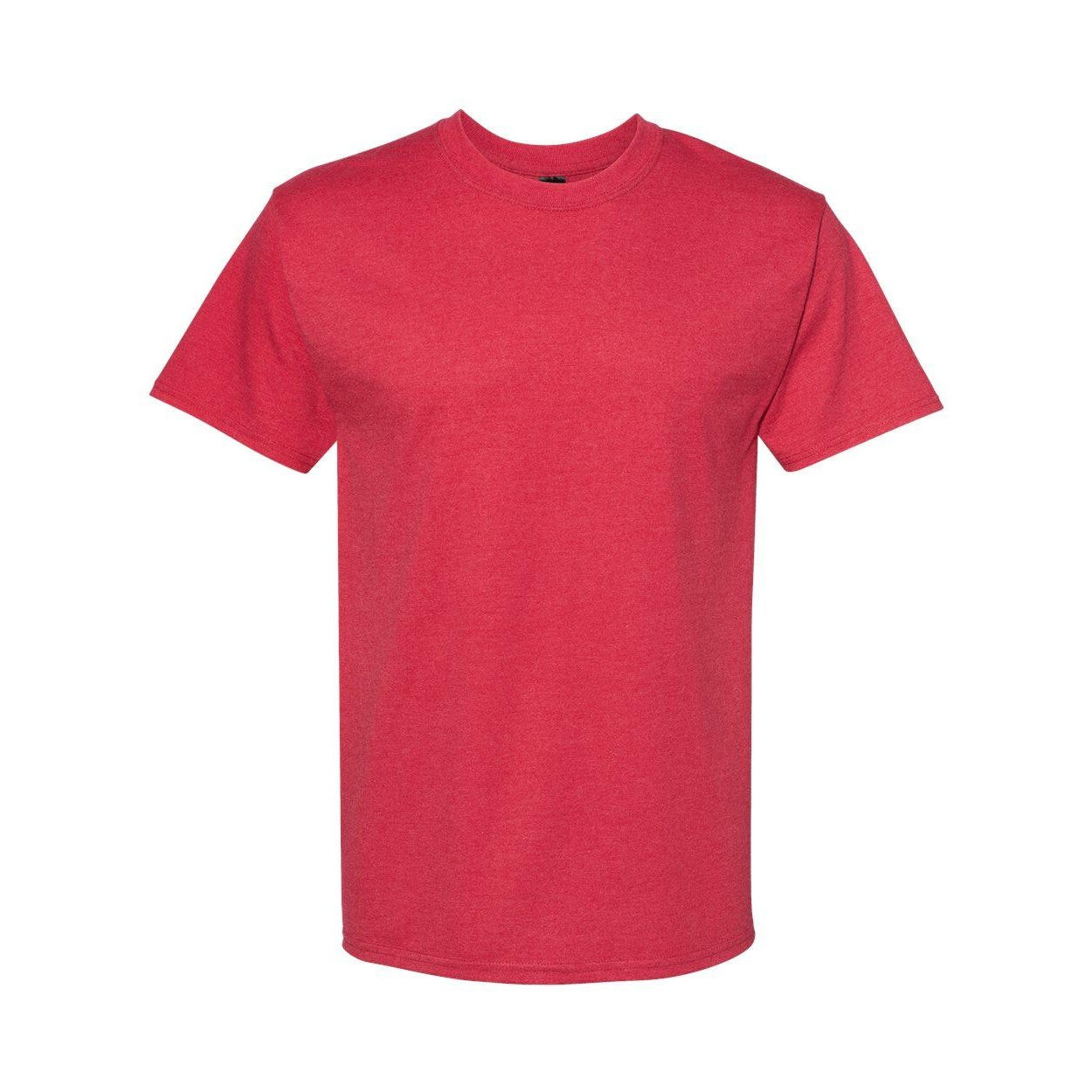 

Футболка Hanes Beefy-T, цвет Heather Red