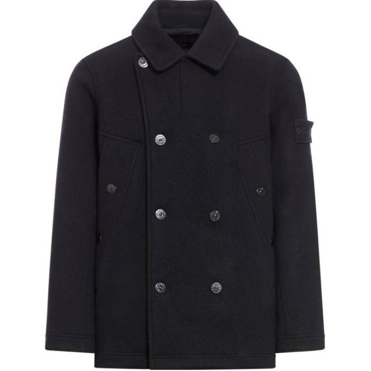 

Пальто мужское черное Stone Island, черный