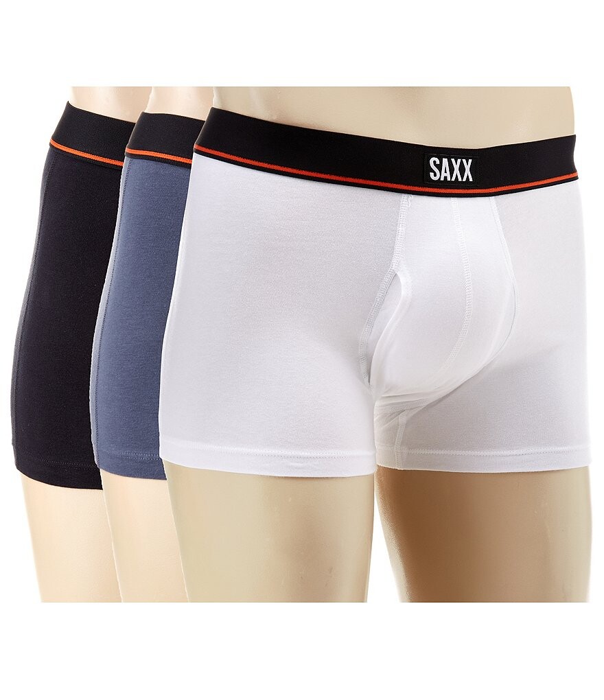 

SAXX Non-Stop эластичные хлопковые плавки, 3 шт., мультиколор