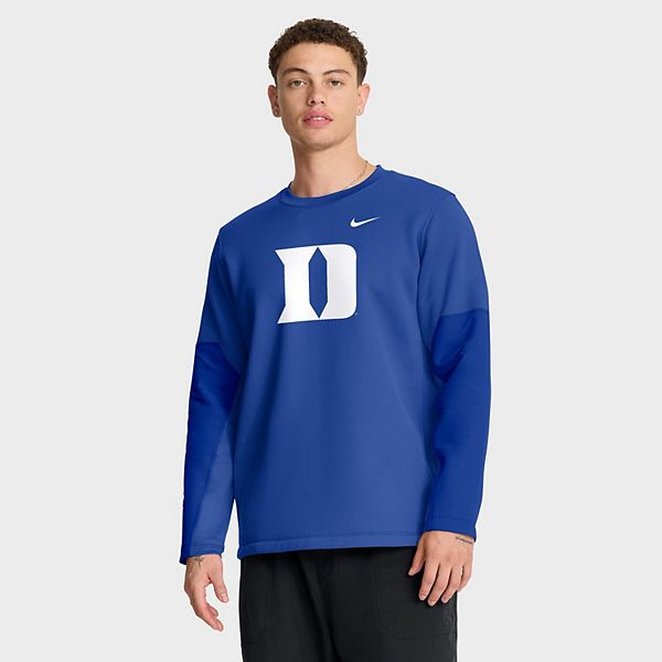 

Мужская футболка с длинным рукавом royal duke blue devils 2025 sideline coach performance Nike