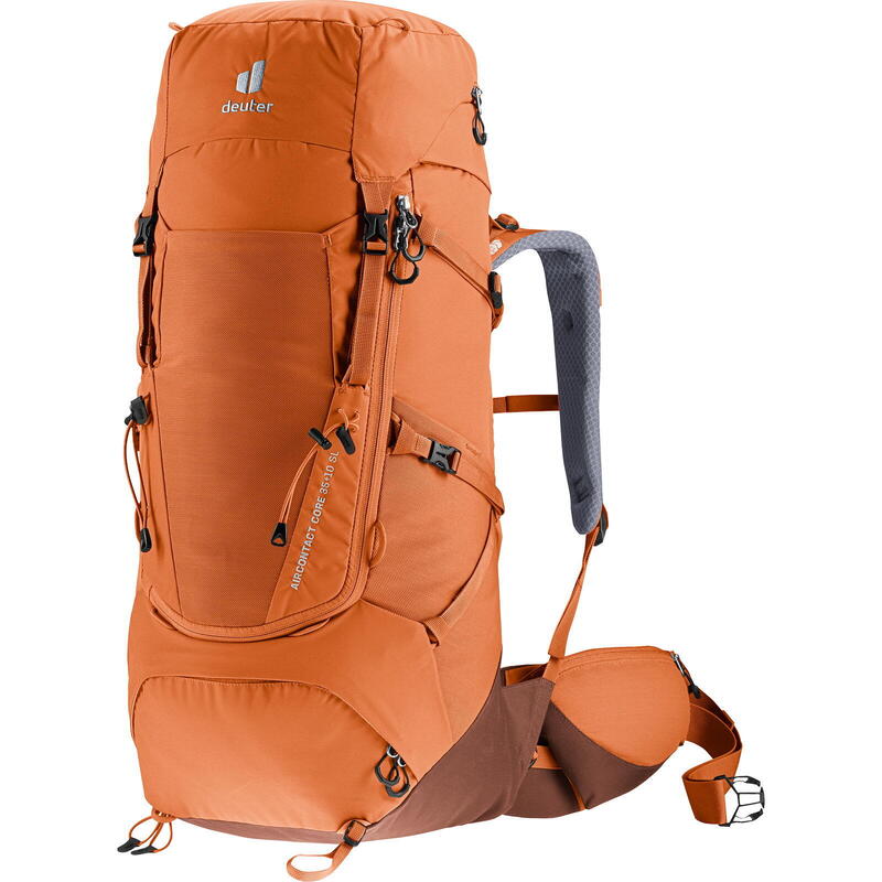 

Треккинговый рюкзак Aircontact Core 45+10 SL каштан-умбра DEUTER, цвет braun