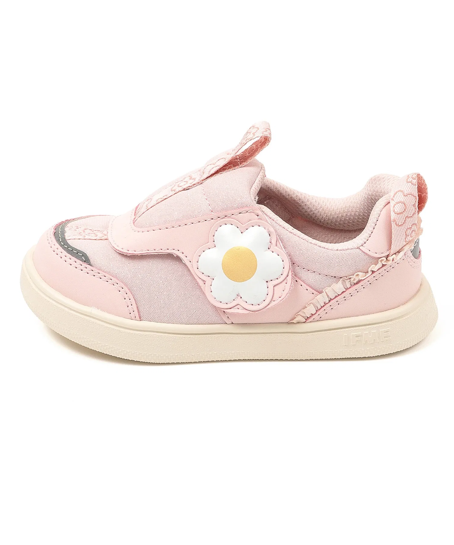 Детские кроссовки IFME CALIN Daisy с цветочным узором фиолетовые — фото 4