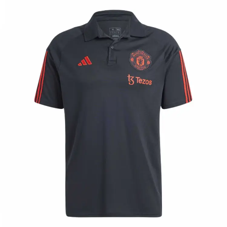 

MANCHESTER UNITED THEATRE OF DREAMS Поло Мужская Черная Adidas, черный