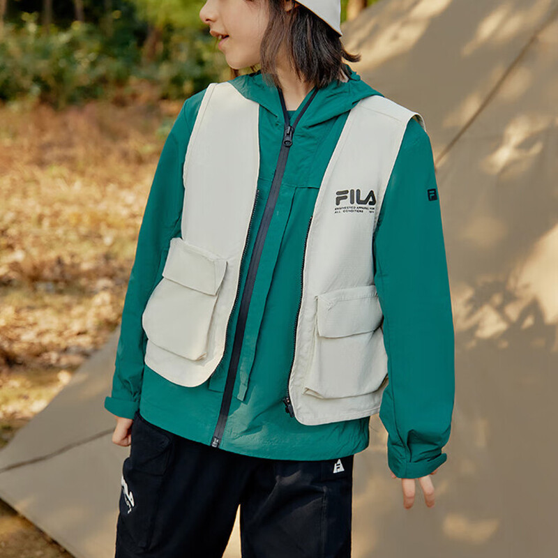 Детская повседневная спортивная одежда FILA, цвет Sen green — фото 2