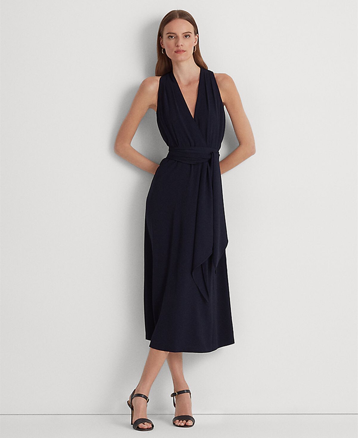 

Женское коктейльное платье с лямкой-бретелькой Georgette Lauren Ralph Lauren