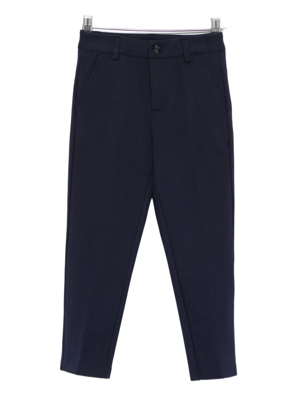 

Брюки с вышитым логотипом TRUSSARDI JUNIOR, синий
