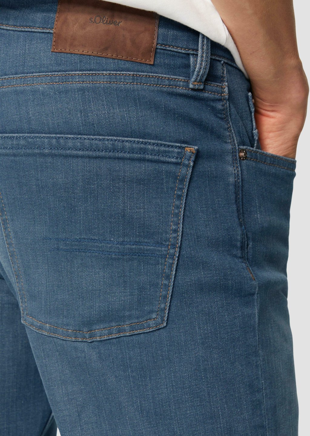 

Джинсы облегающего кроя SLIM FIT s.Oliver, темно-синий деним