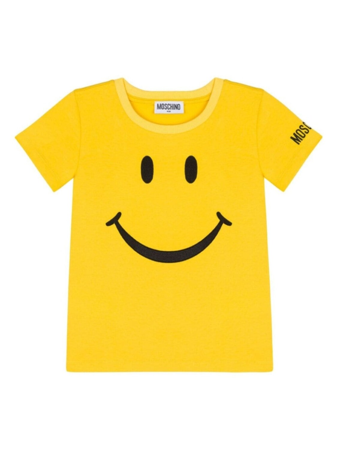 

Moschino Kids футболка с логотипом, желтый