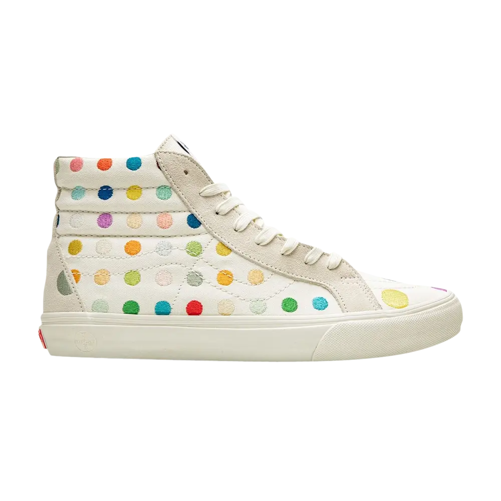 

Кроссовки Damien Hirst x Sk8-Hi Reissue VLT LX Vans, белый