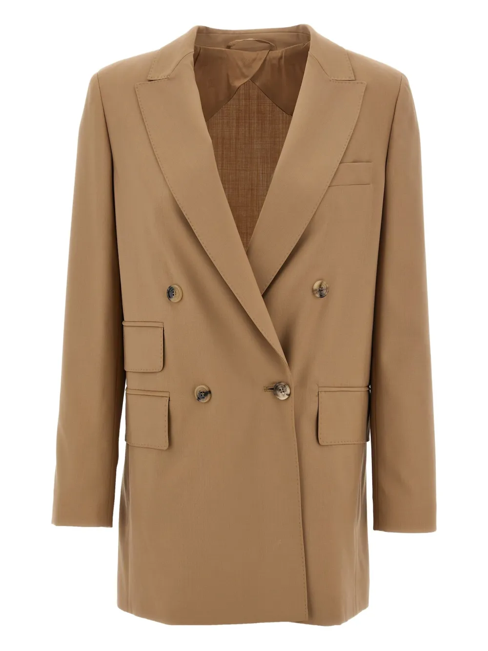 

Двубортный пиджак MAX MARA, нейтральный