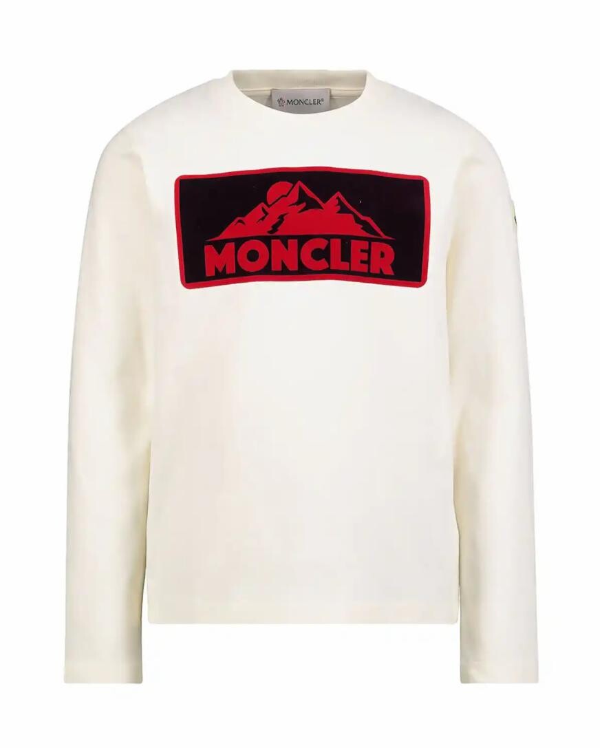

Хлопковый лонгслив Moncler, белый
