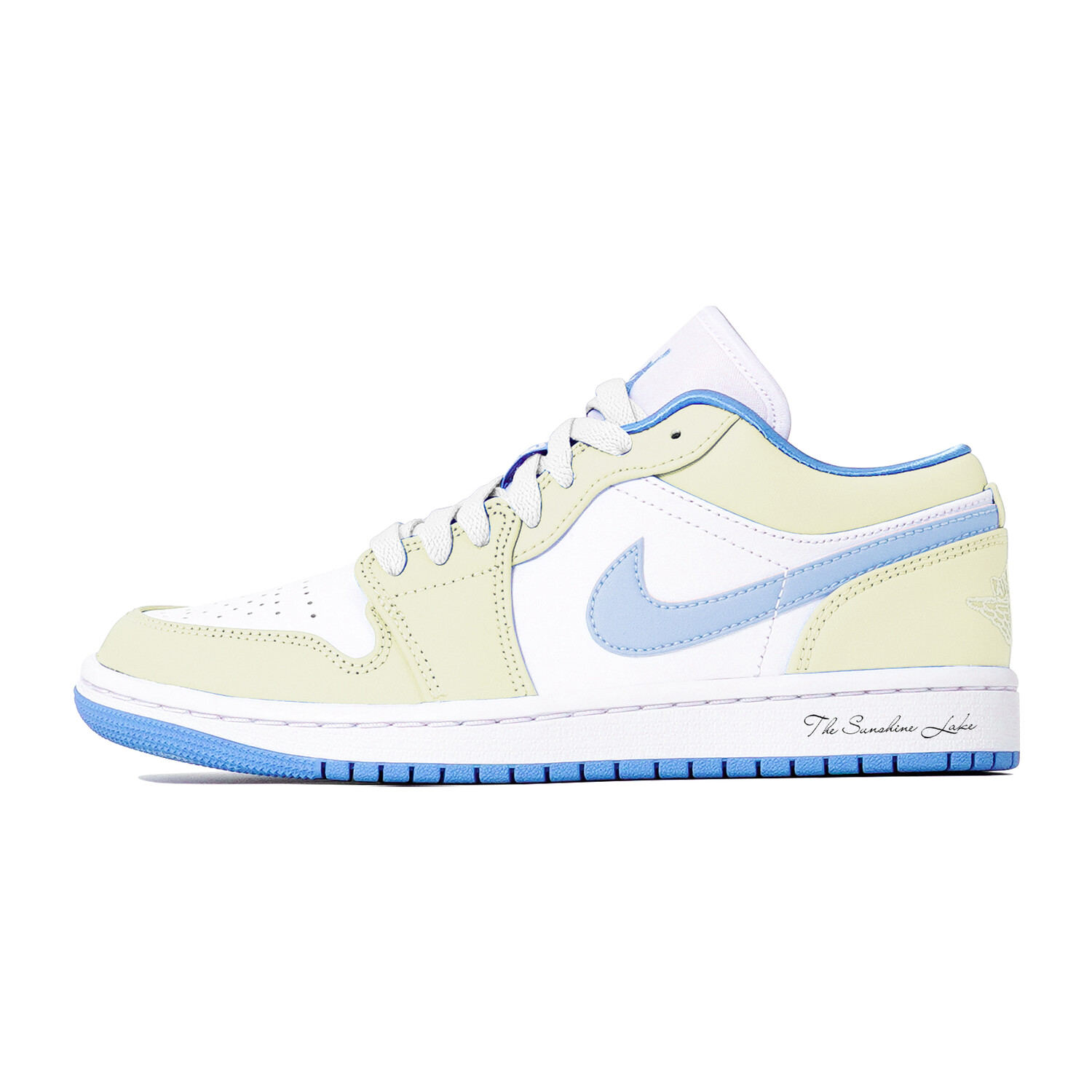 

Кроссовки Air Jordan 1 Vintage Basketball Shoes Women's Low-top Powder, голубой, Синий, Кроссовки Air Jordan 1 Vintage Basketball Shoes Women's Low-top Powder, голубой