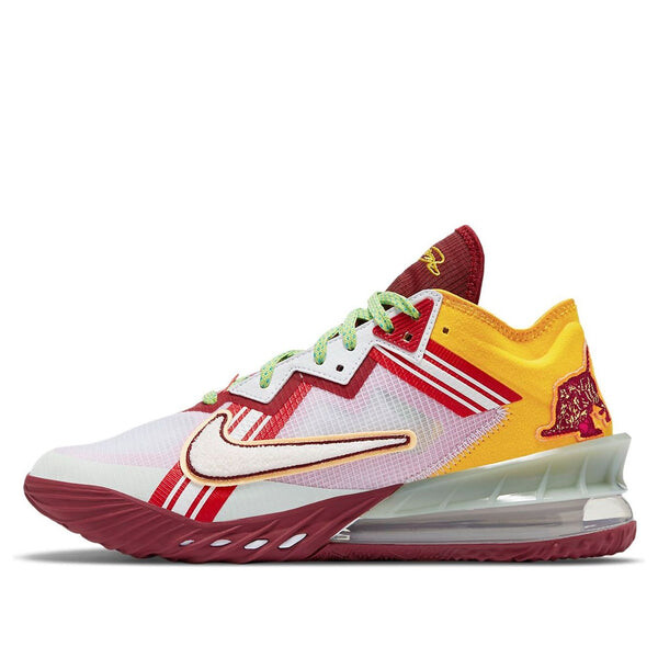 

Кроссовки mimi plange x lebron 18 low ep Nike, белый