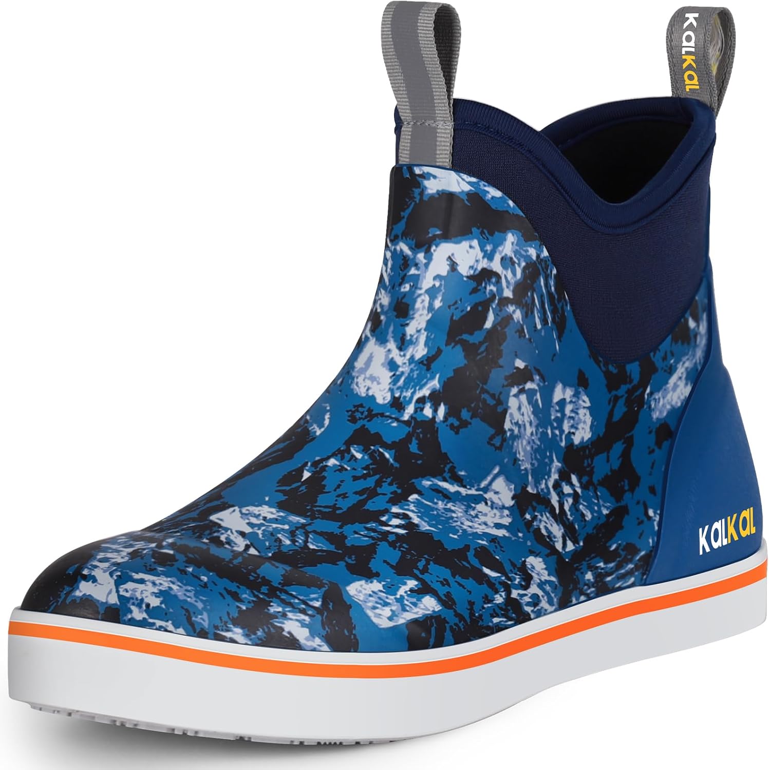 

Мужские сапоги Kalkal, водонепроницаемые рыбацкие дождевые сапоги с высокой сцепкой, мужские резиновые сапоги для садоводства, рыбалки, лодок, кемпинга и парусного спорта, Dark Mountain