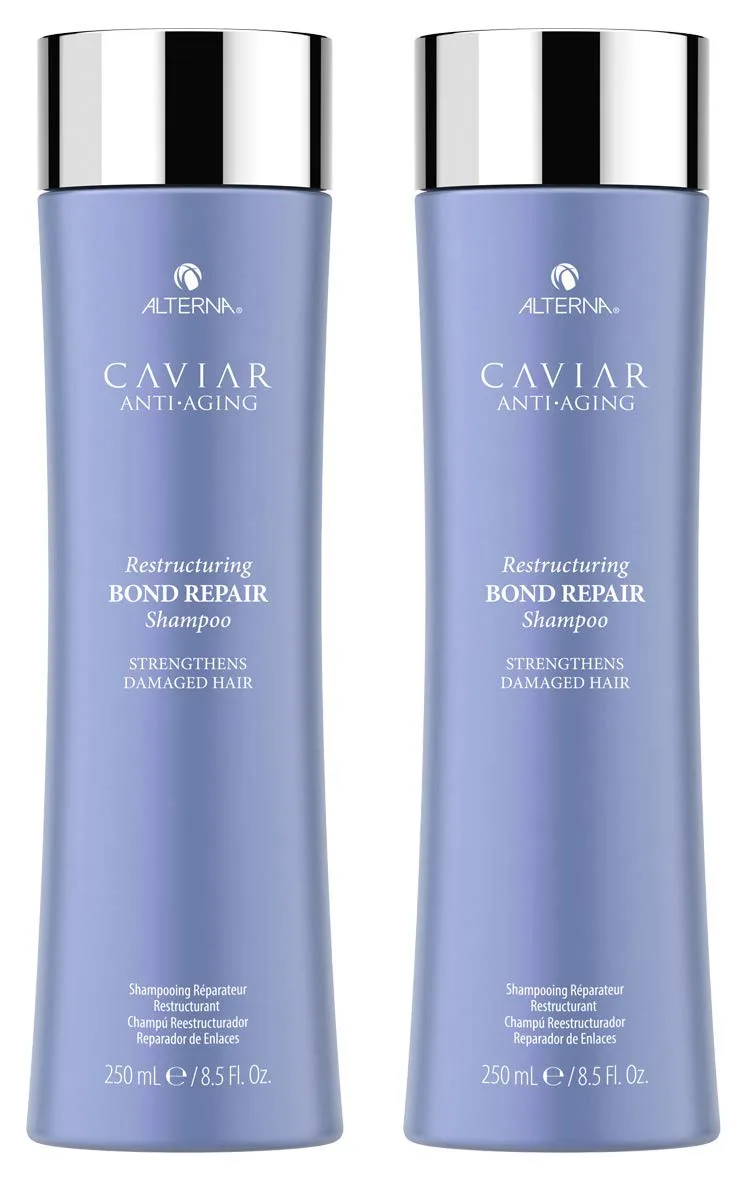 Шампунь Alterna Caviar Anti-Aging Restructuring Bond Repair, 8,5 унций (2 шт.)