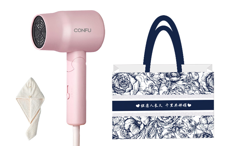 

Фен для волос Confu, Cherry Blossom Pink [Care Shopping Bag Set]