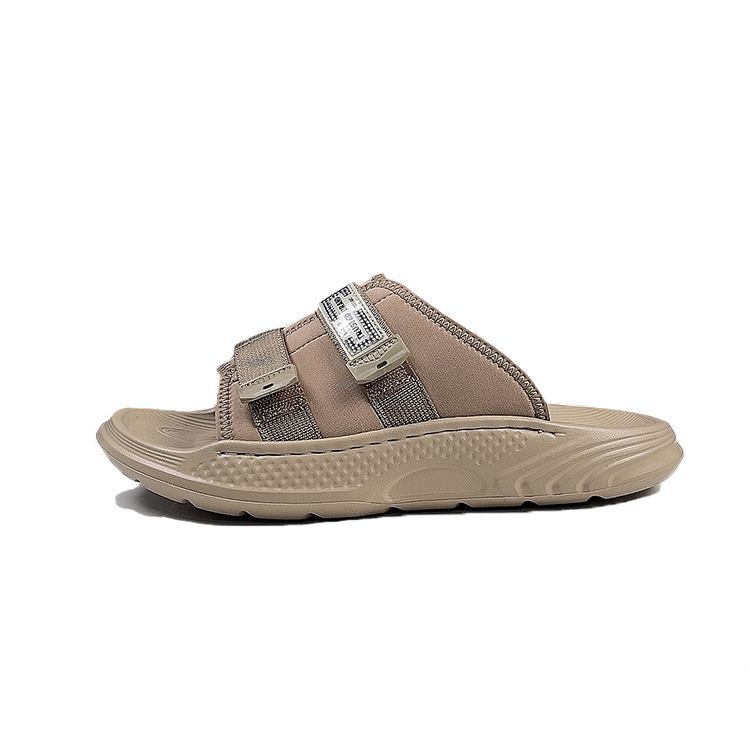 

SENJIALUO Мужские слайдеры с резиновой пенопластовой подошвой, простроченные, устойчивые к истиранию, абрикосовые, цвет Apricot