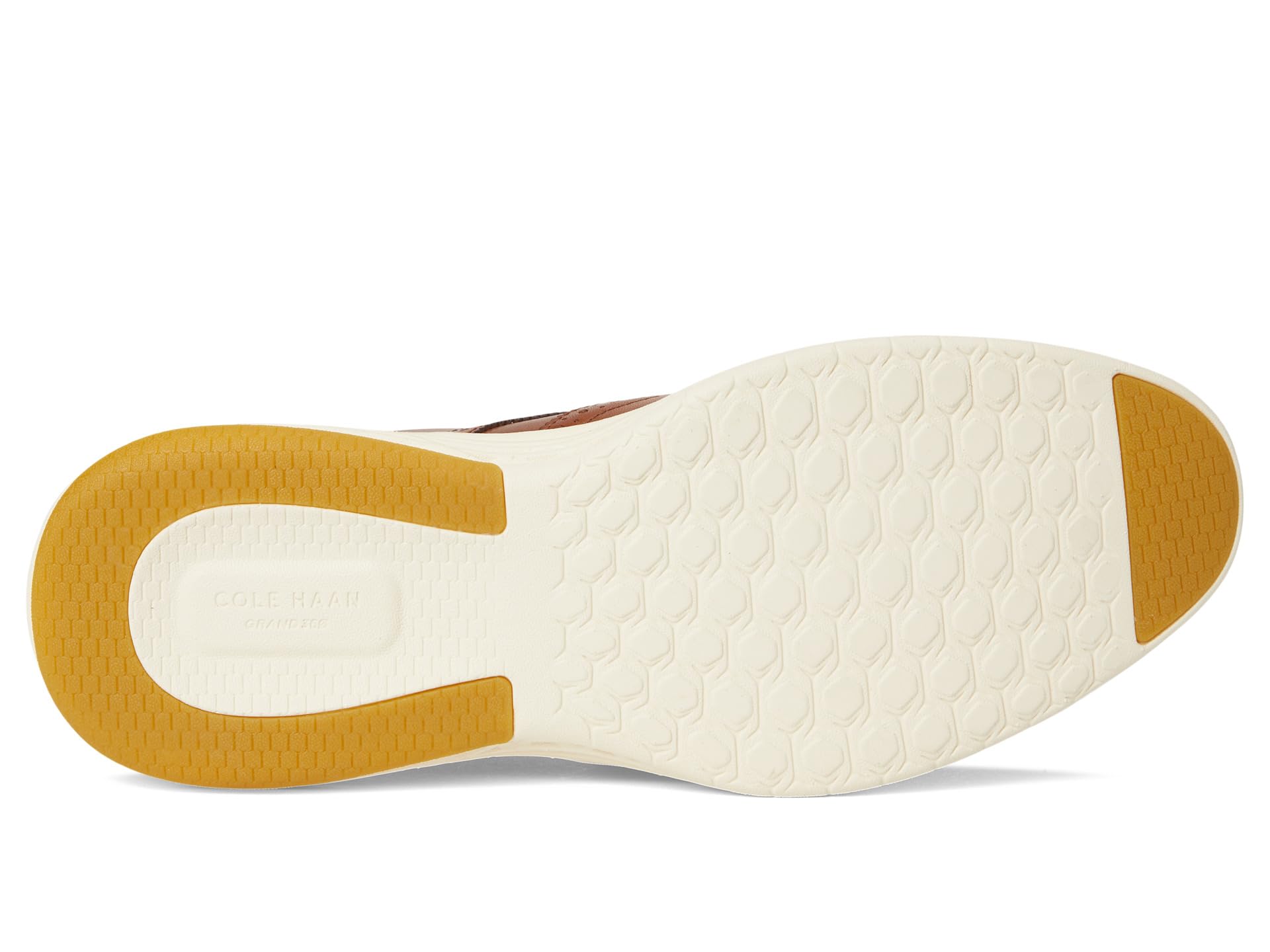 Оксфорды Cole Haan Grand Hurrion Wing Tip Oxford, цвет British Tan/Ivory — фото 3