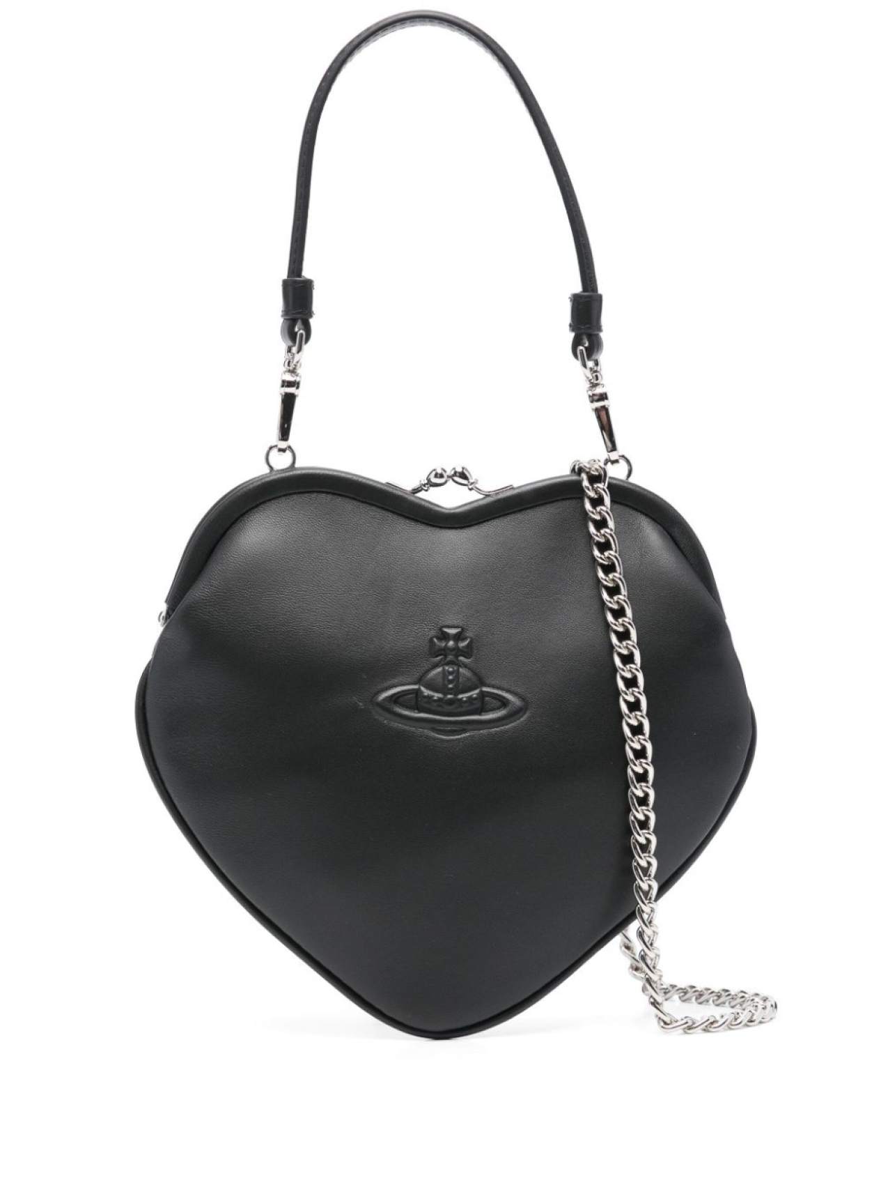 

Vivienne Westwood клатч Belle Heart Frame, черный