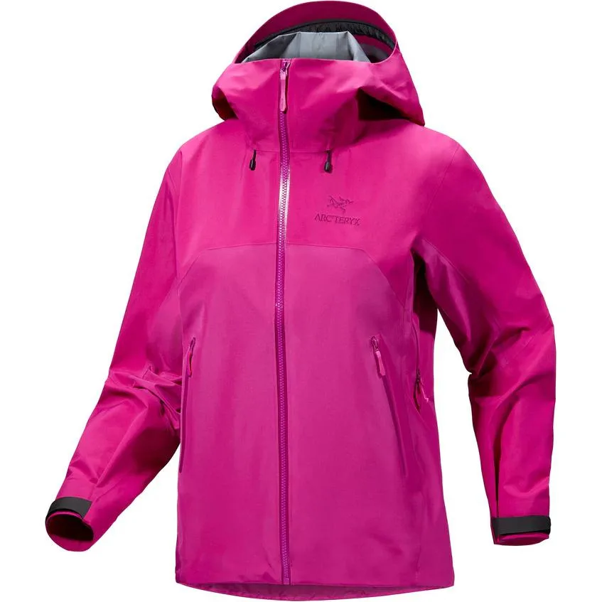 Куртка BETA AR женская с капюшоном, мягкая оболочка Arcteryx, Crimson Water Red/Amaranthus