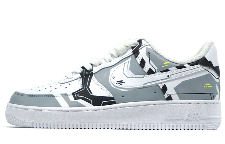 

Кроссовки Nike Air Force 1 Skateboard Shoes Unisex Low-Top Black White Gray