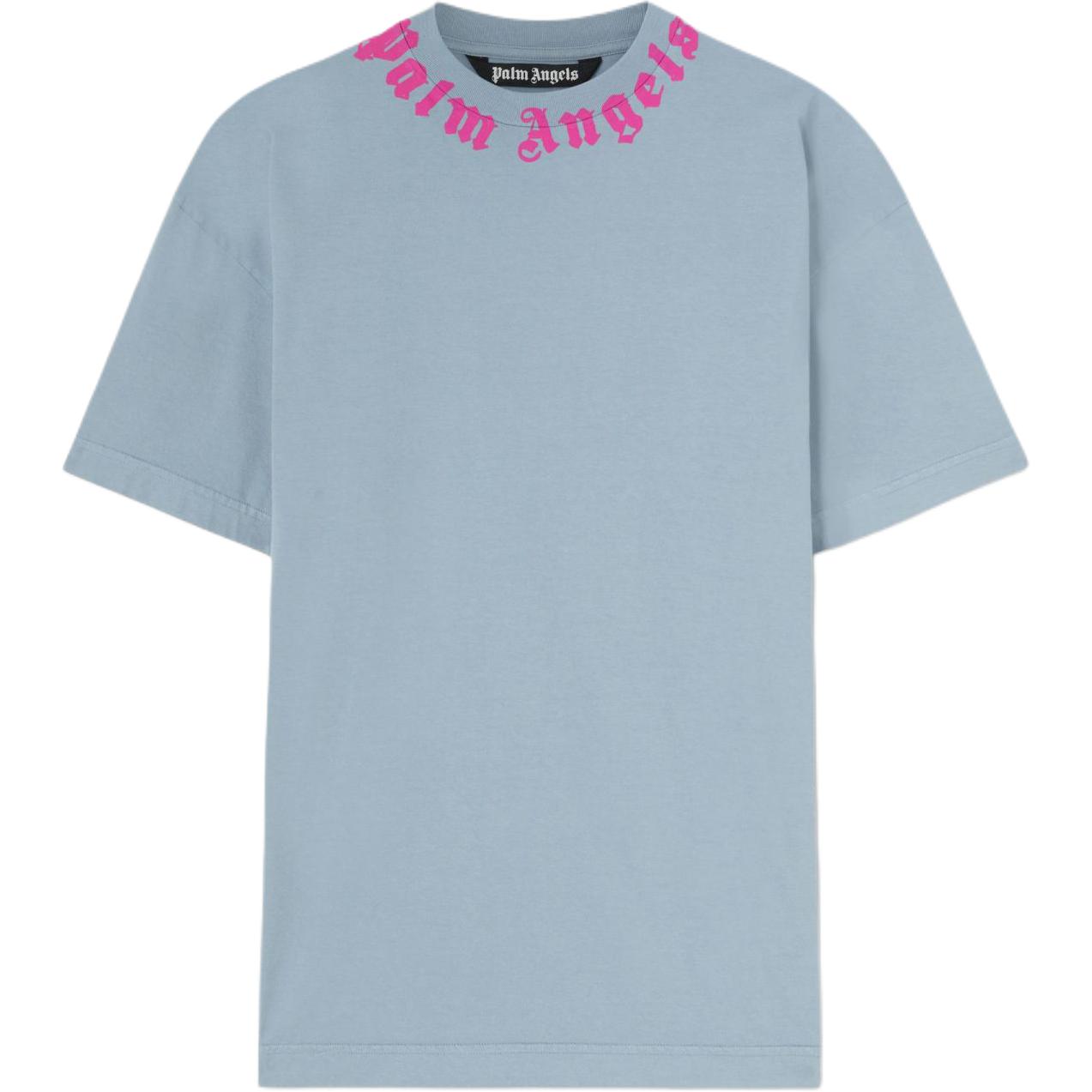 

Футболка с принтом логотипа PALM ANGELS, синяя