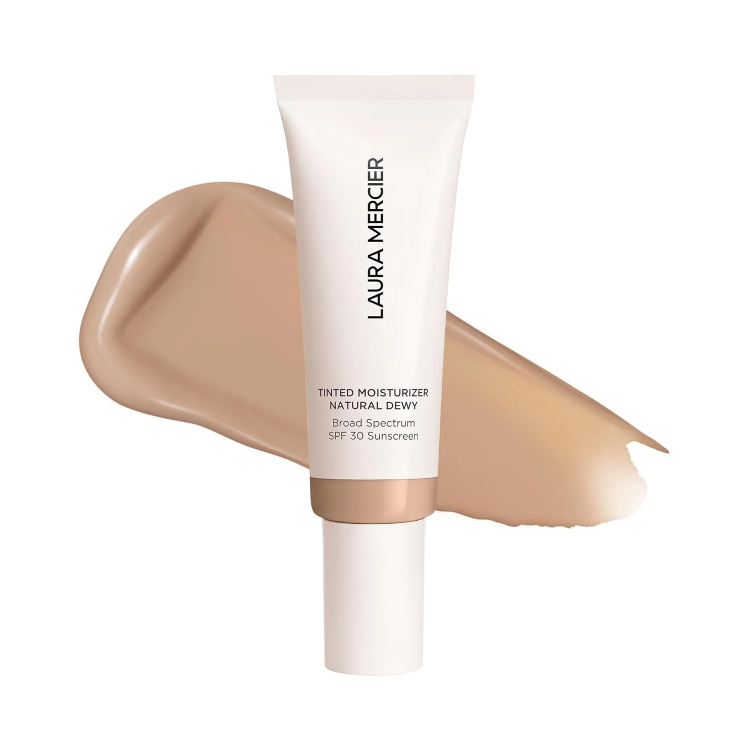 Laura Mercier Tinted Moisturizer Natural Dewy с SPF 30: увлажнение 24 часа+, стойкий, легкое тонирование, наращиваемое покрытие, сияющий финиш, улучшает тон и текстуру кожи 42.52 г (полный размер), 3C Fawn- Light Medium with cool undertones