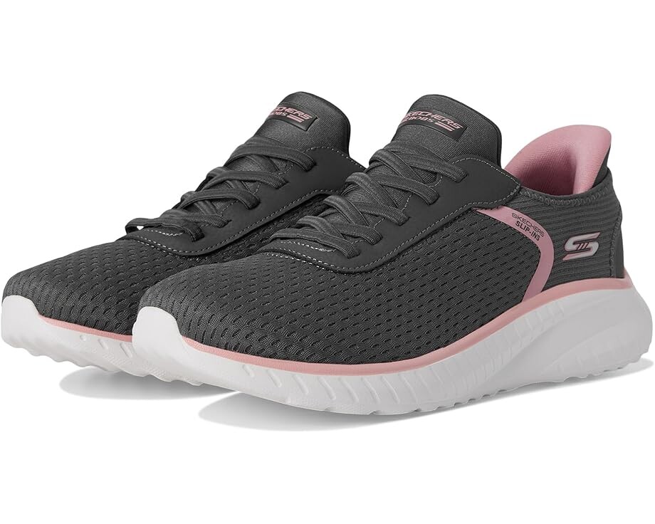 Кроссовки BOBS from SKECHERS Hands Free Slip-Ins Bobs Squad Chaos - Stroke of Luck, серый