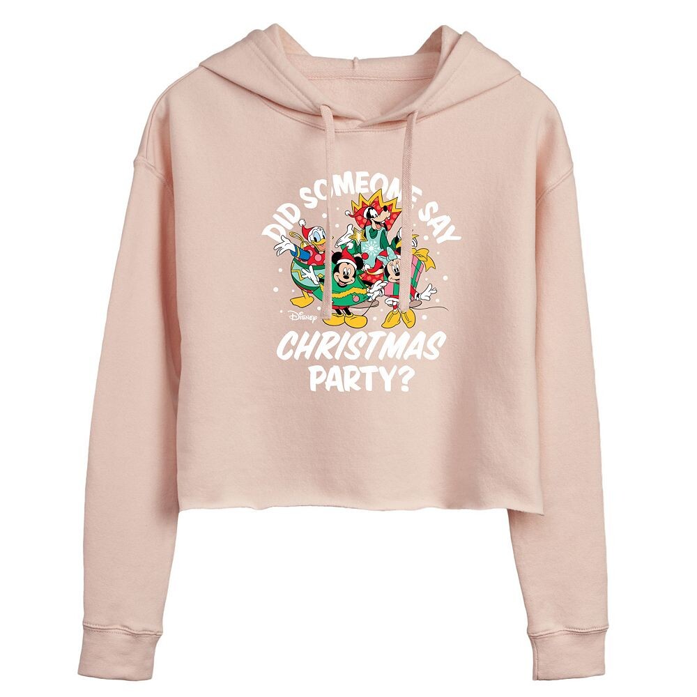 

Укороченное худи Disney's Mickey Mouse Christmas Party Licensed Character, розовый