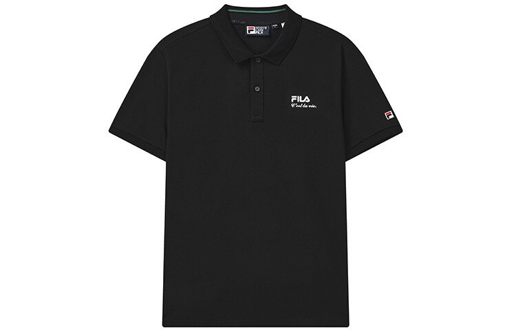 

Рубашка поло мужская, цвет черный как смоль Fila, черный