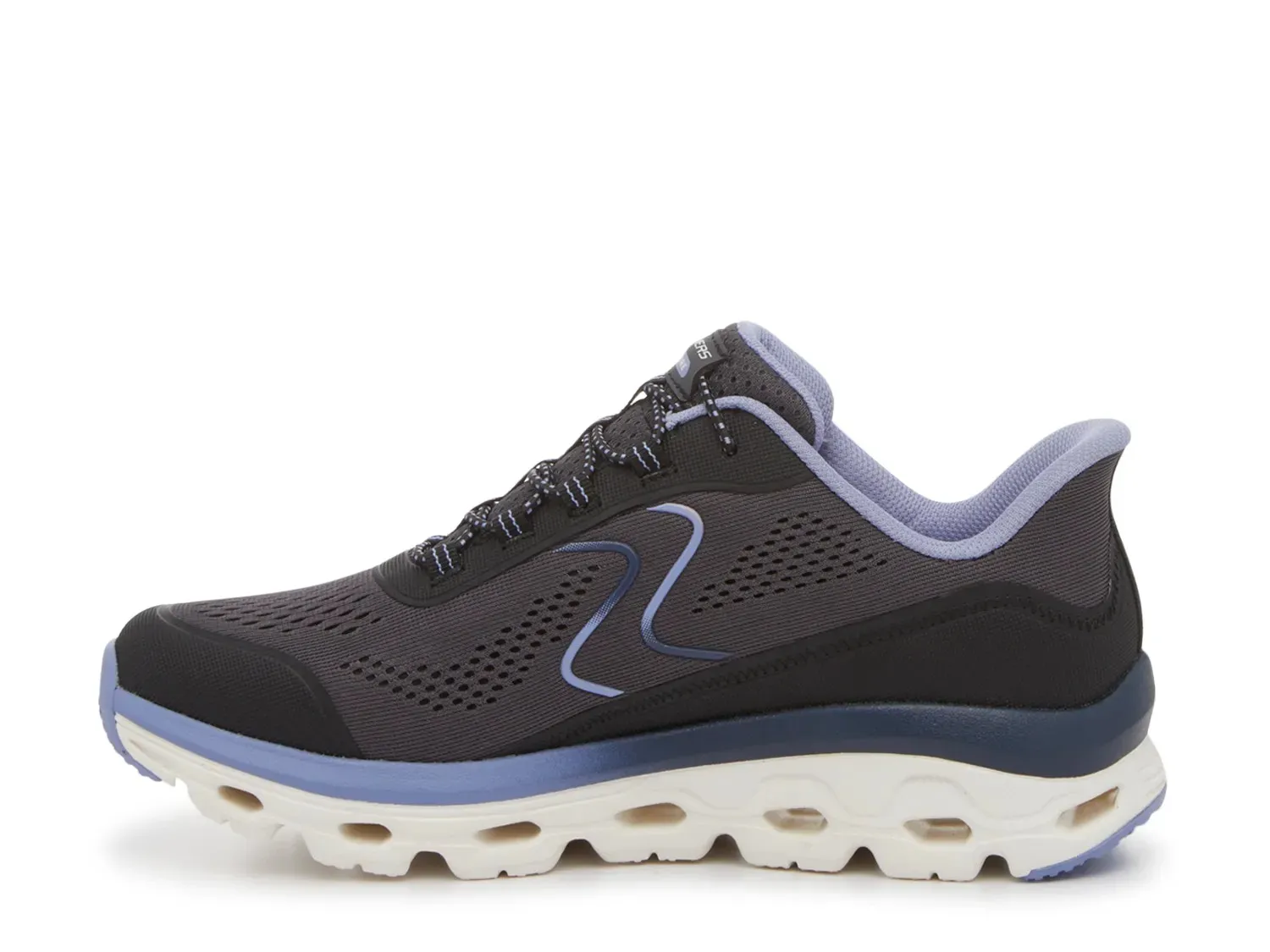 Кроссовки Skechers Hands Free Slip-Ins Glide Step Sole — женские, темно-синие — фото 3